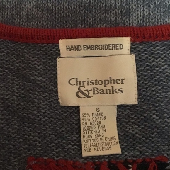 Retro Y2K stars n stripes sweater vest - Picture 2 of 6